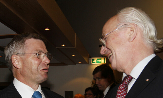 image: Bondevik om Thorvald Stoltenbergs bortgang: - Han etterlater seg dype spor